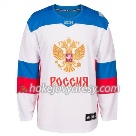 Pánské Hokejový Dres Rusko Blank Světový pohár v ledním hokeji 2016 Bílá Premier